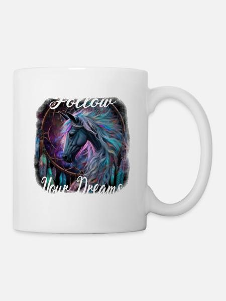 Follow Your Dreams für einen Esoteriker - Tasse - Weiß