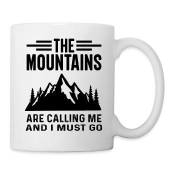 The Mountains are Calling and I must Go - Mug - white - Right