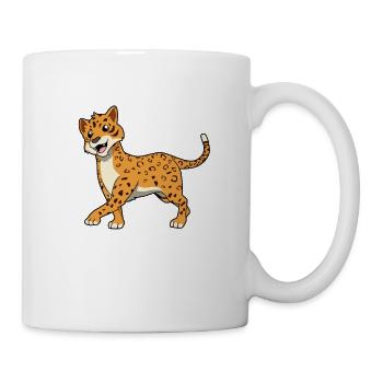 Kawaii Jaguar - Tasse - Weiß - Rechts
