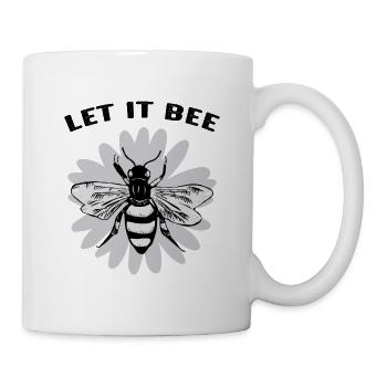 Let it bee - Nachhaltigkeit - Tasse - Weiß - Rechts