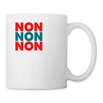 Retraite: 64 Ans Non! Non à la retraite à 64 ans! - Mug - white - Right