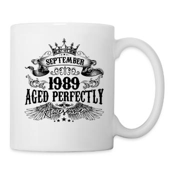 Birthday 1989 September 1989 born in September - Mug - white - Right