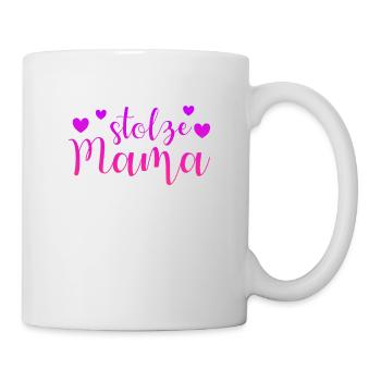 stolze Mama - Tasse - Weiß - Rechts
