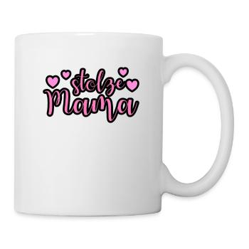 stolze Mama - Tasse - Weiß - Rechts