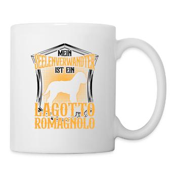 Lagotto Romagnolo ist mein Seelenverwandter - Tasse - Weiß - Rechts