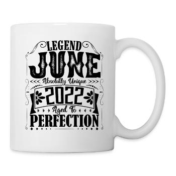 juin 2022. Anniversaire juin 2022 Cadeau juin 2022 - Mug blanc - blanc - Droite
