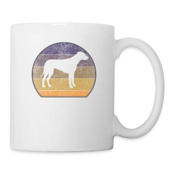 Retro Rhodesian Ridgeback Sunset - Mug - white - Right