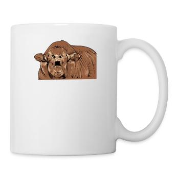Limousin beef I France cattle breeding for - Mug - white - Right