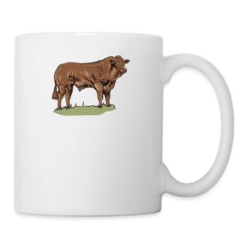 Limousin beef I France cattle breeding for - Mug - white - Right