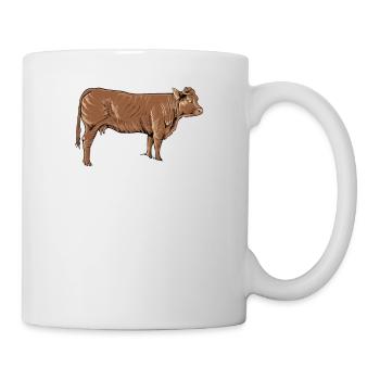 Limousin beef I France cattle breeding for - Mug - white - Right