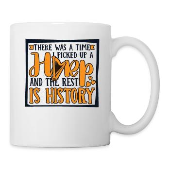 And The Rest Is History Harp Music Harp - Mug - white - Right