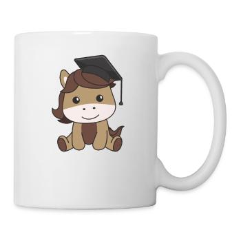 Kids Kindergarten nailed it Pferd Graduation - Tasse - Weiß - Rechts