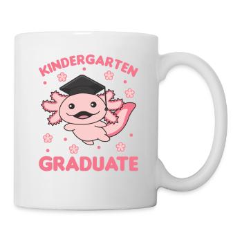 Kids Kindergarten graduate Axolotl Graduation - Tasse - Weiß - Rechts
