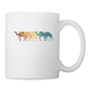 Chameaux Animaux Dromadaires Désert Animal - Mug blanc - blanc - Droite