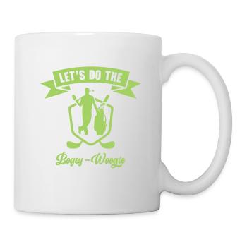 Golfspieler Golfplatz Golfer - Tasse - Weiß - Rechts
