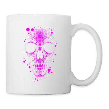 Totenkopf Skull - Tasse - Weiß - Rechts