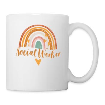 Social Worker Lustig Back to School Teacher - Mug - white - Right
