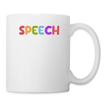 Speech Crew Funny Back To School Therapeut Lehrer - Tasse - Weiß - Rechts