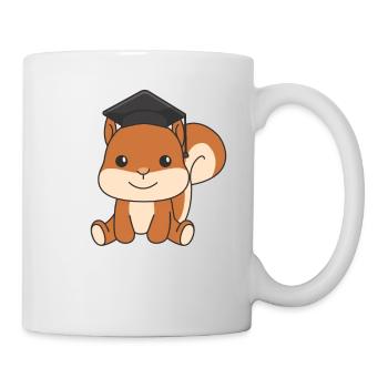 Kindergarten nailed it Eichhörnchen Graduation - Tasse - Weiß - Rechts