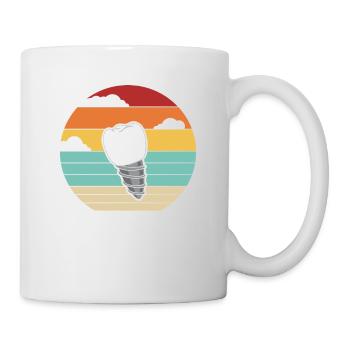 Rétro Dental Laboratory Assistant Technique Dentaire - Mug blanc - blanc - Droite
