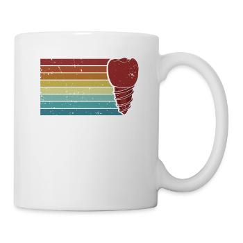 Retro Dental Laboratory Dental Laboratory Dental Technician - Mug - white - Right