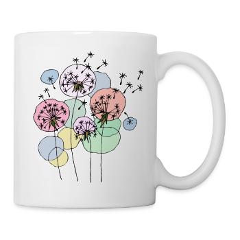 Löwenzahn - Tasse - Weiß - Rechts