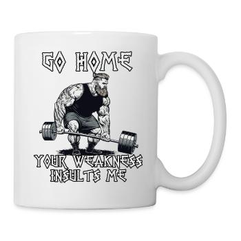 Viking Sports Fan Musculation Fitness Viking - Mug blanc - blanc - Droite