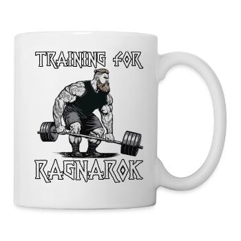 Provokantes Wikinger Motiv Nordische Mythologie - Tasse - Weiß - Rechts