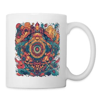 Magic Psychedelic Trip Abstract Design - Mug - white - Right