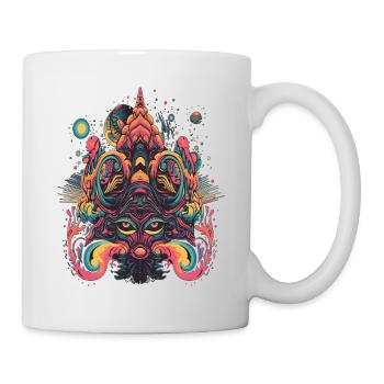 Psychedelic Trip Design Mouse Wonderful Abstract - Mug - white - Right