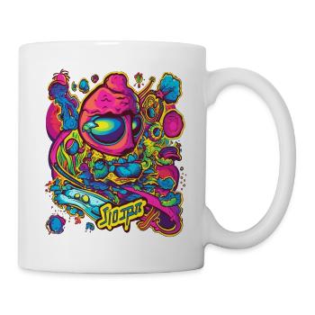 Cool Full Colors Design Trip Space Colorful - Mug - white - Right