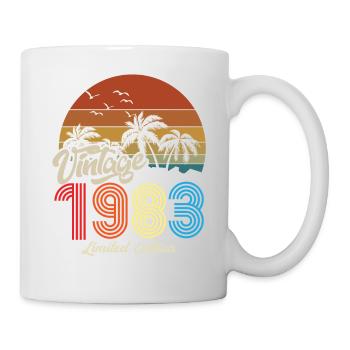 Unique vintage copy 1983 Limited edition - Mug - white - Right