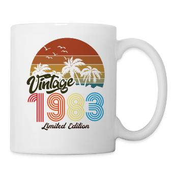 Unique vintage copy 1983 Limited edition - Mug - white - Right