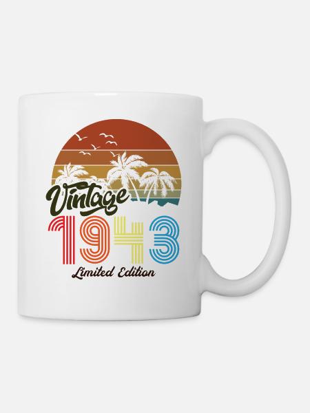 Vintage unique copy 1943 Limited edition - Mug - white