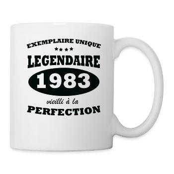 Unique vintage copy 1983 Limited edition - Mug - white - Right