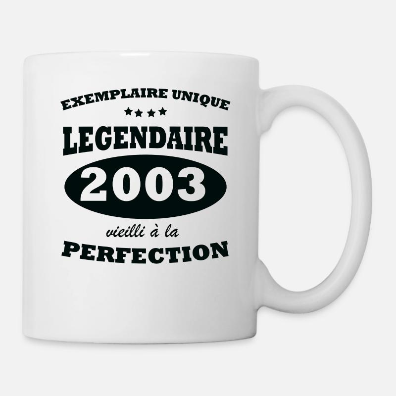 Vintage exemplaire unique 2003 Edition limitée - Mug blanc - blanc