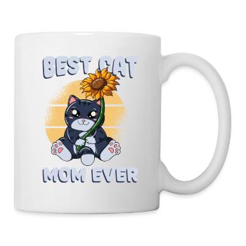 Best Cat Mom Ever - Mug - white - Right