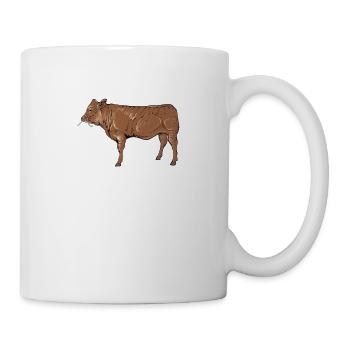 Limousin Rind I Frankreich Rinderzucht für - Tasse - Weiß - Rechts