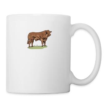 Limousin Rind I Frankreich Rinderzucht für - Tasse - Weiß - Rechts