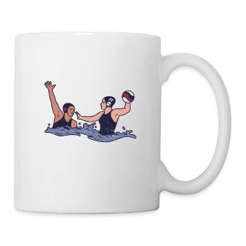 Water polo It's all about shots and balls Team - Mug - white - Right