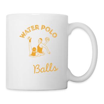 Wasserball Es geht nur um Schläge und Bälle Team - Tasse - Weiß - Rechts