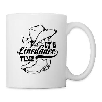 It's Linedance time - Country Fan - Gift - Mug - white - Right