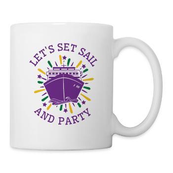 Croisière Mardi Gras Croisière Carnaval - Mug blanc - blanc - Droite