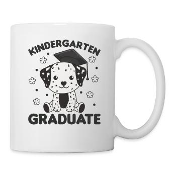 Kids Kindergarten graduate Dalmatiner Graduation - Tasse - Weiß - Rechts