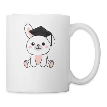 Kids Kindergarten nailed it Hase Graduation - Tasse - Weiß - Rechts