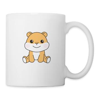 Hamster süße Tiere für Kinder manga hamstern - Tasse - Weiß - Rechts