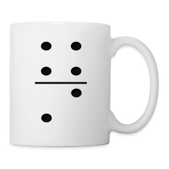 Domino Game Tile 4-2 - Drôle de costume de groupe - Mug blanc - blanc - Droite