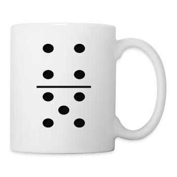 Domino Game Tile 4-5 - Drôle de costume de groupe - Mug blanc - blanc - Droite