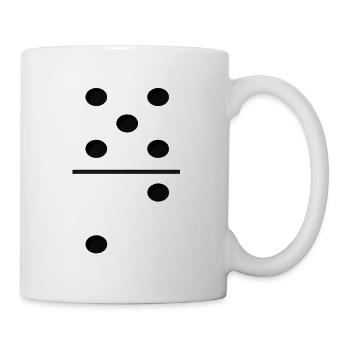 Domino Game Tile 5-2 - Drôle de costume de groupe - Mug blanc - blanc - Droite