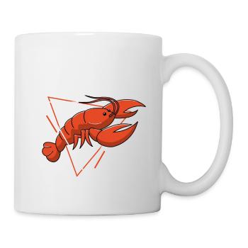Weekend Forecast Funny Cajun Crawfish Boil - Mug - white - Right